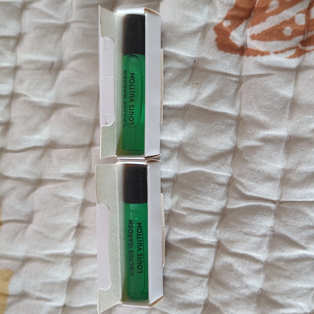 Discontinued LV Cactus Garden fragrance sample. $28 each or both for $50